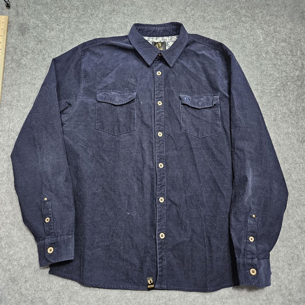 Hang Ten XX-Large Lined Corduroy Jacket Shaket Metal Button‎ Pockets